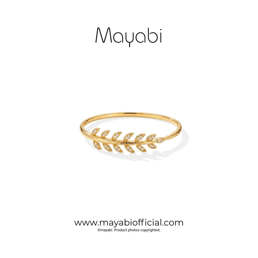 Mayabi Xyla - 18K Gold Plated Bangle