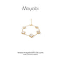 Mayabi Anthea White– 18K Gold Plated Bracelet